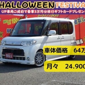 タントカスタム　RSターボ【ワンオーナー車】