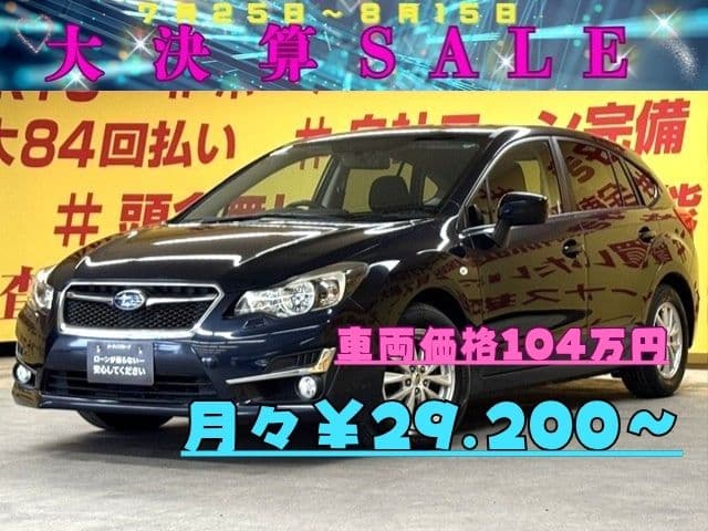IMPREZA 　インプレッサスポーツ　1.6i-L【5MT】【4WD】