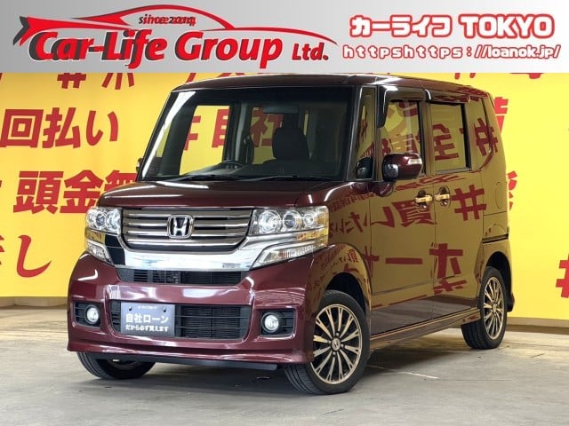N-BOX　カスタム　Ｇターボパッケージ【4WD】【車検２年付】