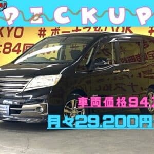 SERENA　セレナ　ライダー　ブラックライン　S-HV【特別仕様車】【車検2年付】【タイヤ4本新品】