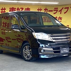 SERENA　セレナ　ライダー　ブラックライン　S-HV【特別仕様車】【車検2年付】【タイヤ4本新品】