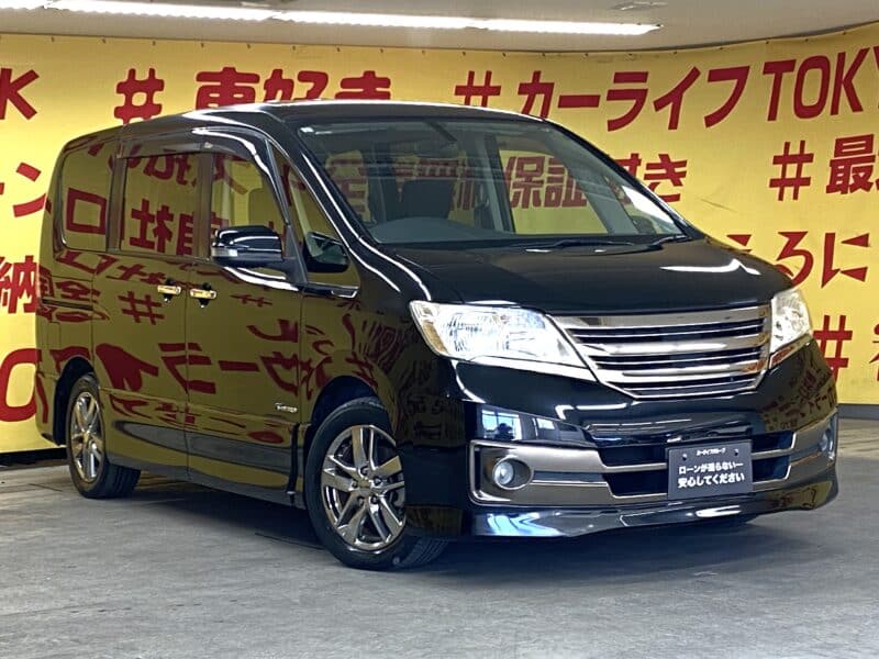 SERENA セレナ ライダー ブラックライン S-HV【特別仕様車】【車検2年付】【タイヤ4本新品】