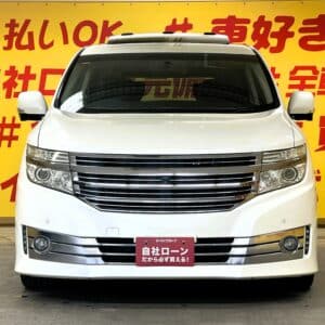 ELGRAND エルグランド ライダー 黒本革シート マニュアルシート 【総合評価優良車】【車検2年付】
