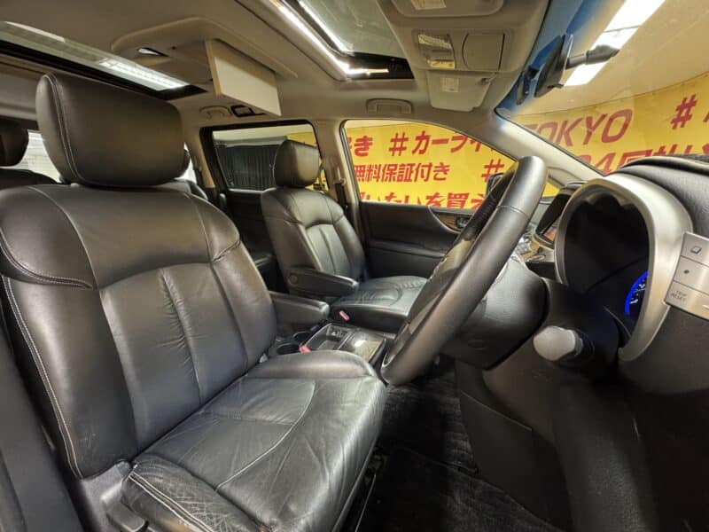 ELGRAND エルグランド ライダー 黒本革シート マニュアルシート 【総合評価優良車】【車検2年付】