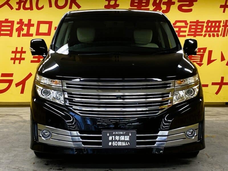 ELGRAND エルグランド ライダー 白本革シートマニュアルシート 【特別仕様車】