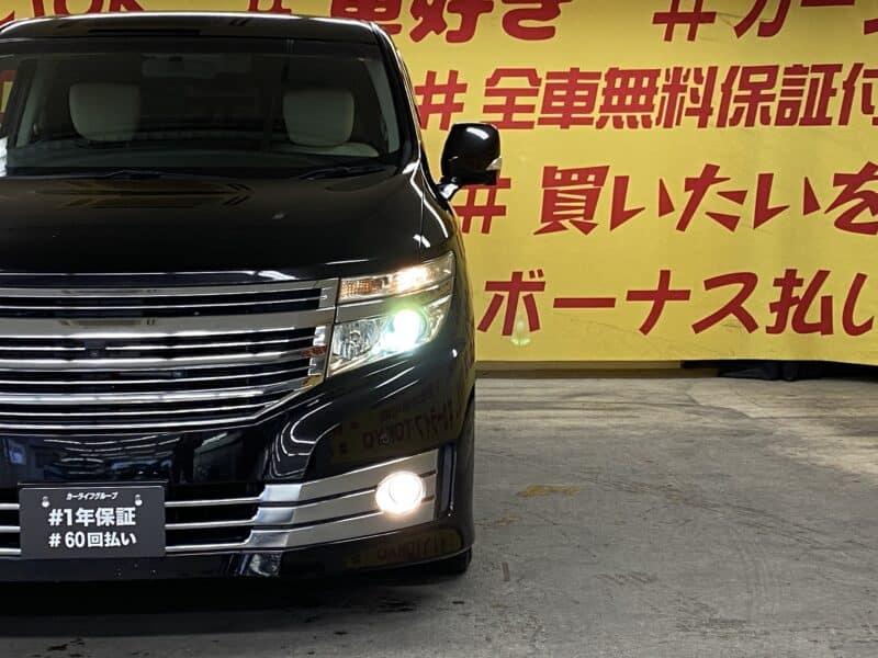 ELGRAND エルグランド ライダー 白本革シートマニュアルシート 【特別仕様車】