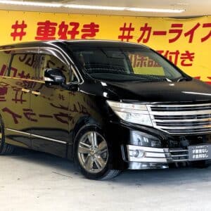 ELGRAND エルグランド ライダー 黒本革シート マニュアルシート 【特別仕様車】【車検2年付】