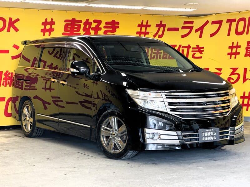 ELGRAND エルグランド ライダー 黒本革シート マニュアルシート 【特別仕様車】【車検2年付】