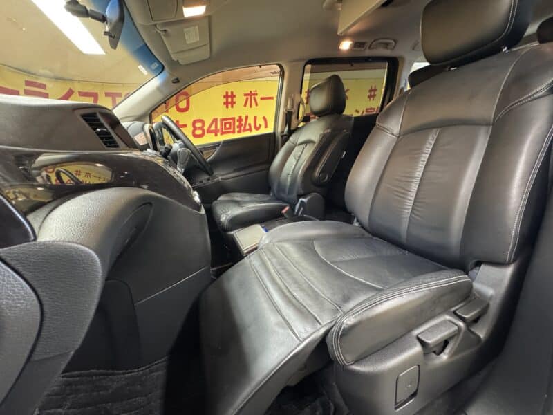 ELGRAND エルグランド ライダー黒本革シート マニュアルシート【総合評価優良車】【特別仕様車】【ワンオーナ―】