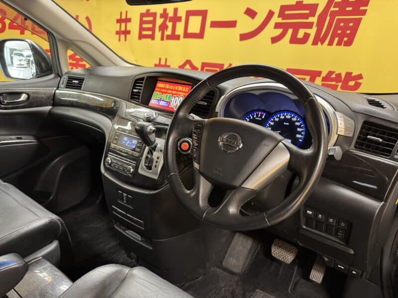 ELGRAND エルグランド ライダー 黒本革シート マニュアルシート 【特別仕様車】【車検2年付】