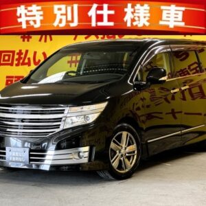 ELGRAND エルグランド ライダー 黒本革シート マニュアルシート 【特別仕様車】【車検2年付】