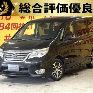 SERENA　セレナ　ハイウェイスター Vセレクション＋セーフティⅡ　S-HYBRID　【総合評価優良車】【特別仕様車】【後期型】【車検２年付】【タイヤ４本新品】