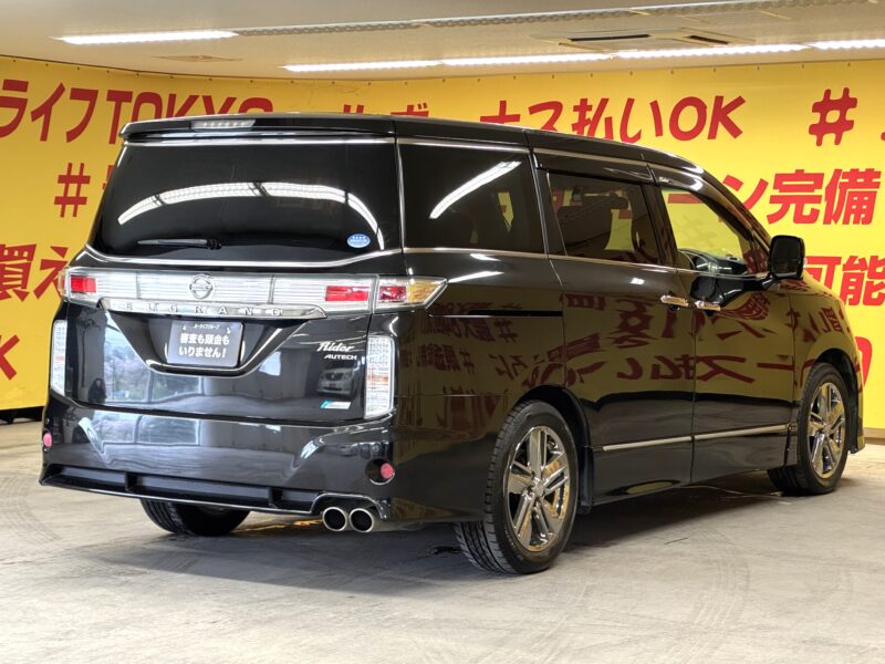 ELGRAND エルグランド ライダー黒本革シート マニュアルシート【総合評価優良車】【特別仕様車】