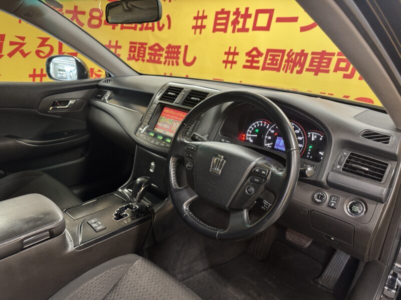 CROWN クラウン 2.5 アスリート ナビパッケージ 【車検2年付】【タイヤ4本新品】