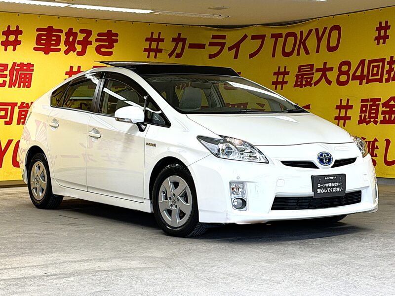 PRIUS プリウス S 【サンルーフ】【車検2年付】【タイヤ4本新品】