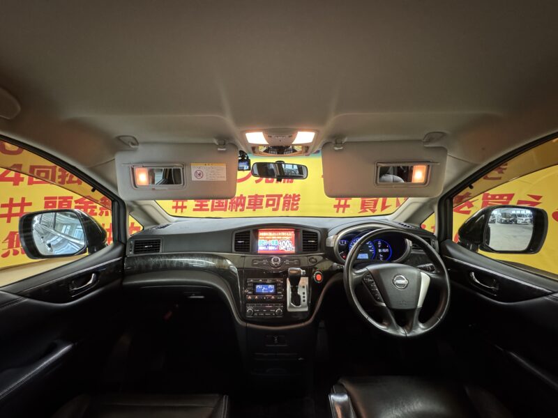 ELGRAND エルグランド ライダー黒本革シート マニュアルシート【総合評価優良車】【特別仕様車】