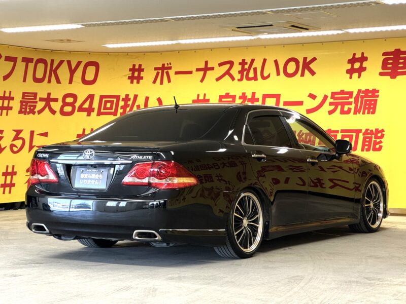 CROWN クラウン 2.5 アスリート ナビパッケージ 【車検2年付】【タイヤ4本新品】