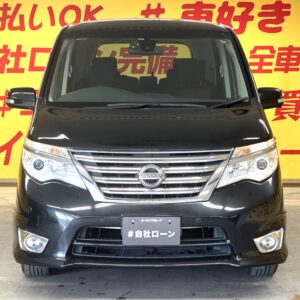 SERENA　セレナ　ハイウェイスター Vセレクション＋セーフティⅡ　S-HYBRID　【総合評価優良車】【特別仕様車】【後期型】【車検２年付】【タイヤ４本新品】