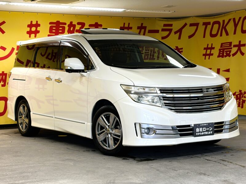 ELGRAND エルグランド ライダー 黒クロスシート マニュアルシート 【特別仕様車】【総合評価優良車】【車検2年付】