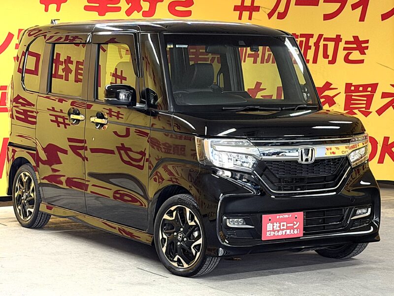 N-BOX カスタム EX ターボ ホンダセンシング 【車検2年付】