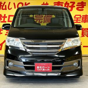 SERENA　セレナ　ライダー　ブラックライン　S-HV【特別仕様車】【総合評価優良車】【車検２年付】