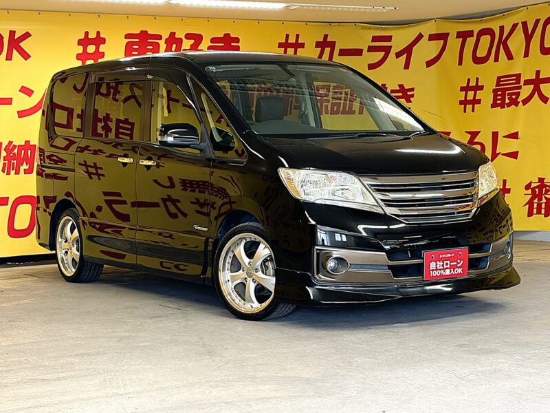 SERENA セレナ ライダー ブラックライン S-HV【特別仕様車】【総合評価優良車】【車検2年付】