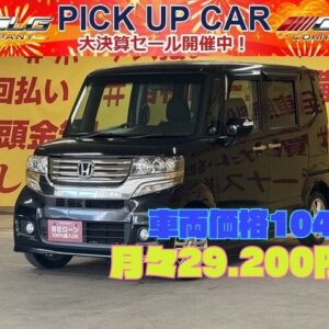 N-BOXカスタム　G・Lパッケージ【車検２年付】