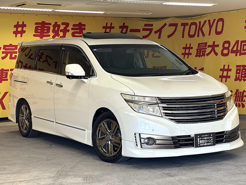 ELGRAND エルグランド ライダーブラックライン 黒本革シート仕様 パワーシート 【特別仕様車】【4WD】【カスタム】