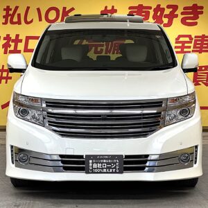 ELGRAND　エルグランド　ライダー　 白本革シート仕様　パワーシート　【特別仕様車】【4WD】【車検２年付】
