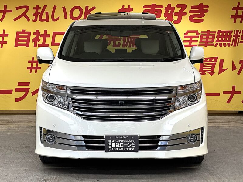ELGRAND エルグランド ライダー 白本革シート仕様 パワーシート 【特別仕様車】【4WD】【車検2年付】