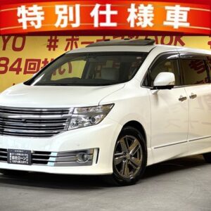 ELGRAND　エルグランド　ライダー　 白本革シート仕様　パワーシート　【特別仕様車】【4WD】【車検２年付】