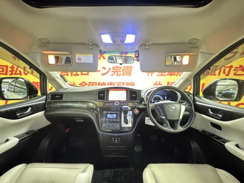 ELGRAND エルグランド ライダー 白本革シート仕様 パワーシート 【特別仕様車】【4WD】【車検2年付】