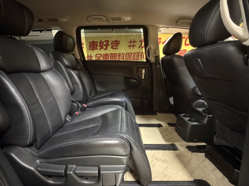 ELGRAND エルグランド ライダーブラックライン黒本革シート マニュアルシート【特別仕様車】【車検2年付】