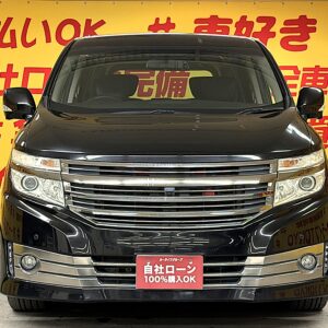 ELGRAND　エルグランド　ライダーブラックライン黒本革シート　マニュアルシート【特別仕様車】【車検2年付】